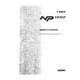 CANON NP1550 Owners Manual CANON NP1550 Owners Manual