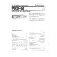 PIONEER RG-2 Owners Manual PIONEER RG-2 Owners Manual