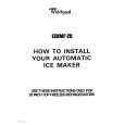 WHIRLPOOL ECKMF28 Installation Manual WHIRLPOOL ECKMF28 Installation Manual