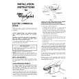 WHIRLPOOL 3CE2110XMW0 Installation Manual WHIRLPOOL 3CE2110XMW0 Installation Manual