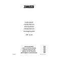 ZANUSSI ZRT16JA Owners Manual ZANUSSI ZRT16JA Owners Manual