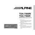 ALPINE TDA7566R Owners Manual ALPINE TDA7566R Owners Manual