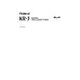 ROLAND KR-3 Owners Manual ROLAND KR-3 Owners Manual