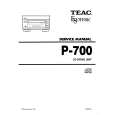 TEAC P700 Service Manual TEAC P700 Service Manual