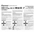 PIONEER DVR-111CBK/KBXV/5 Owners Manual PIONEER DVR-111CBK/KBXV/5 Owners Manual