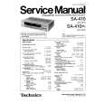 TECHNICS SA410/K Service Manual TECHNICS SA410/K Service Manual