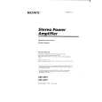 SONY XM-4301 Owners Manual SONY XM-4301 Owners Manual