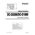 TEAC DC-D1800 Service Manual TEAC DC-D1800 Service Manual