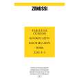 ZANUSSI ZDG313X Owners Manual ZANUSSI ZDG313X Owners Manual