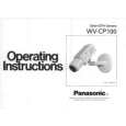 PANASONIC WVCP100 Owners Manual PANASONIC WVCP100 Owners Manual