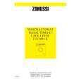 ZANUSSI FJS1094 Owners Manual ZANUSSI FJS1094 Owners Manual