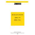 ZANUSSI ZBM170X Owners Manual ZANUSSI ZBM170X Owners Manual