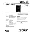 SONY WM-FX52 Service Manual SONY WM-FX52 Service Manual