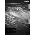 YAMAHA UW500 Owners Manual YAMAHA UW500 Owners Manual