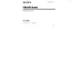 SONY ICF-B200 Owners Manual SONY ICF-B200 Owners Manual