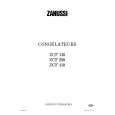 ZANUSSI ZCF230 Owners Manual ZANUSSI ZCF230 Owners Manual