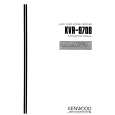 KENWOOD KVR-970B Owners Manual KENWOOD KVR-970B Owners Manual