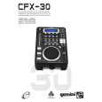 GEMINI CFX-30 Owners Manual GEMINI CFX-30 Owners Manual