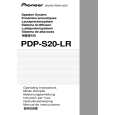PIONEER PDP-S20-LR Owners Manual PIONEER PDP-S20-LR Owners Manual