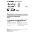 PIONEER S-Z9/XTW/UC Service Manual PIONEER S-Z9/XTW/UC Service Manual