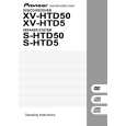 PIONEER XV-HTD5 Owners Manual PIONEER XV-HTD5 Owners Manual