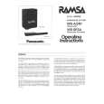 PANASONIC WSA240 Owners Manual PANASONIC WSA240 Owners Manual
