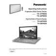 PANASONIC TH50PHD6 Owners Manual PANASONIC TH50PHD6 Owners Manual