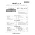 SHARP RGF851H(BK) Service Manual SHARP RGF851H(BK) Service Manual
