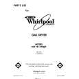 WHIRLPOOL LG5781XMW2 Parts Catalog WHIRLPOOL LG5781XMW2 Parts Catalog