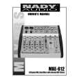 NADY AUDIO MXE-612 Owners Manual NADY AUDIO MXE-612 Owners Manual