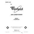 WHIRLPOOL AC2904XW2 Parts Catalog WHIRLPOOL AC2904XW2 Parts Catalog