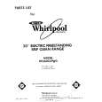 WHIRLPOOL RF3600XPW0 Parts Catalog WHIRLPOOL RF3600XPW0 Parts Catalog