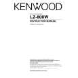KENWOOD LZ-800W Owners Manual KENWOOD LZ-800W Owners Manual