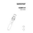 SHURE KSM141 Owners Manual SHURE KSM141 Owners Manual