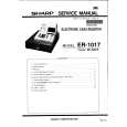 SHARP ER-1017 Service Manual SHARP ER-1017 Service Manual