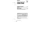 SONY CDX-7540 Owners Manual SONY CDX-7540 Owners Manual