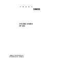 ZANUSSI ZW1046 Owners Manual ZANUSSI ZW1046 Owners Manual