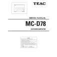 TEAC MC-D78 Service Manual TEAC MC-D78 Service Manual