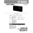 SONY ICFM400S Service Manual SONY ICFM400S Service Manual