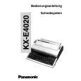 PANASONIC KX-E4020 Owners Manual PANASONIC KX-E4020 Owners Manual