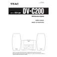 TEAC DV-C200 Owners Manual TEAC DV-C200 Owners Manual