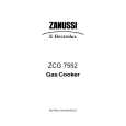 ZANUSSI ZCG7552XL Owners Manual ZANUSSI ZCG7552XL Owners Manual
