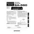 PIONEER SA-560 Owners Manual PIONEER SA-560 Owners Manual